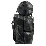 Milwaukee Leather SH537 Large Black Motorcycle Large Leather Deluxe Sissy Bar Pack Bag - Image 6