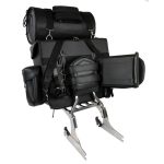 Milwaukee Leather SH539 Large Black Motorcycle PVC Large 2 Piece Touring Sissy Bar Bag - Image 3