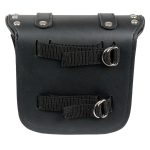 Milwaukee Leather SH546 Small Black PVC Studded Motorcycle Sissy Bar Bag - Image 4