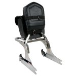 Milwaukee Leather SH546 Small Black PVC Studded Motorcycle Sissy Bar Bag - Image 3