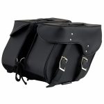 Milwaukee Leather SH55201ZB Black Large PVC Zip-Off Throwover Motorcycle Saddlebags - Image 7