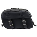 Milwaukee Leather SH57701 Black Medium PVC Zip-Off Motorcycle Saddlebag - Image 2