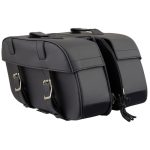 Milwaukee Leather SH57701 Black Medium PVC Zip-Off Motorcycle Saddlebag - Image 11