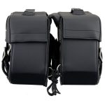 Milwaukee Leather SH57701 Black Medium PVC Zip-Off Motorcycle Saddlebag - Image 12