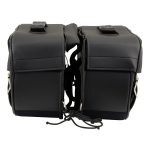 Milwaukee Leather SH57701 Black Medium PVC Zip-Off Motorcycle Saddlebag - Image 8