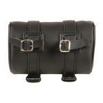 Milwaukee Leather SH62501 Black Small PVC Curved Flap Motorcycle Tool Bag - Image 3
