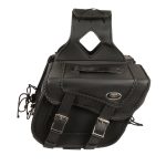 Milwaukee Performance SH663ZB Black PVC Medium Braided Zip-Off Throw Over Saddlebags - Image 2