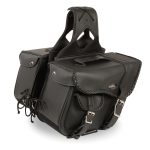 Milwaukee Performance SH66501ZB Black Medium Braided Zip Off PVC Throw Over Saddlebags