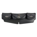 Milwaukee Leather SH67101 Large Triple Pocket Windshield Mount Bag - Image 2