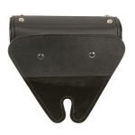 Milwaukee Leather Performance SH67103 Black Small Single Pocket Studded Windshield Mount Bag with Turn Clasp - Image 2