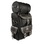 Milwaukee Performance SH673 X-Large Black Textile 2-Piece Studded Motorcycle Touring Pack - Image 6