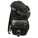 Milwaukee Performance SH673 X-Large Black Textile 2-Piece Studded Motorcycle Touring Pack - Image 7