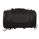 Milwaukee Performance SH683 Large Black Textile Duffel Style Motorcycle Sissy Bar Bag with Carry Strap - Image 2