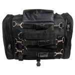 Milwaukee Performance SH684 Medium Black Textile Motorcycle Sissy Bar Bag with Reflective Piping - Image 5