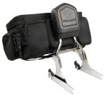 Milwaukee Performance SH695 Large Black Textile Squared Motorcycle Sissy Bar Rack Bag - Image 2