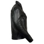 Milwaukee Leather SH7093 Women’s Black Leather Braided Jacket with Shirt Style Collar - Image 5