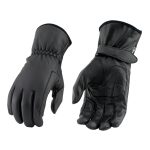 Milwaukee Leather SH736 Men’s Black Textile Gauntlet Winter Gloves