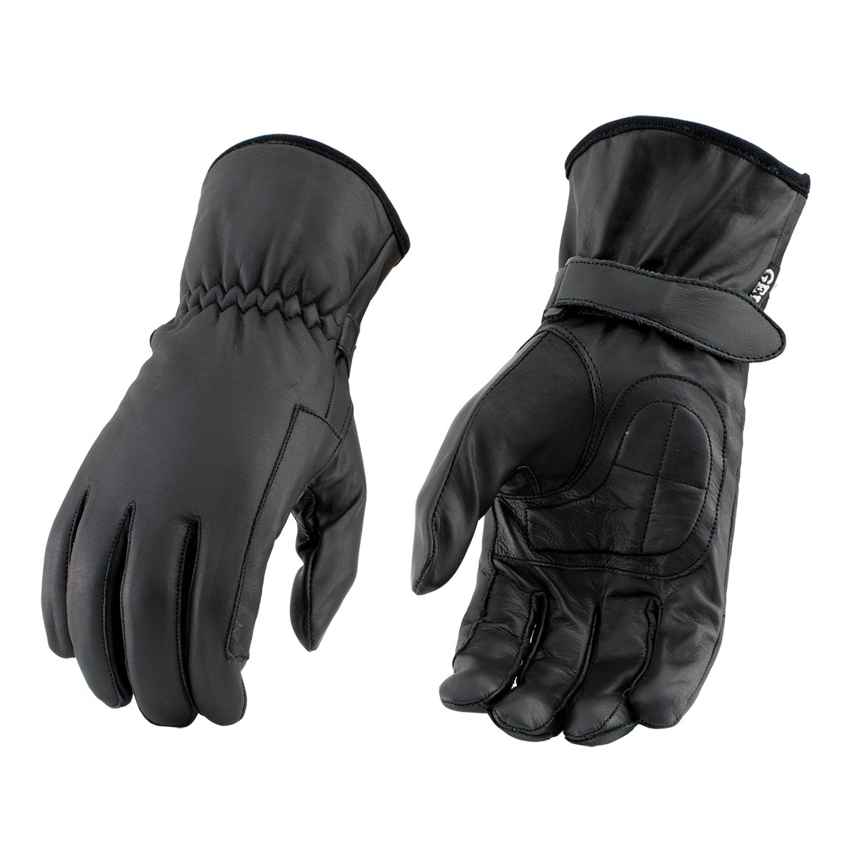 Milwaukee Leather SH736 Men’s Black Textile Gauntlet Winter Gloves