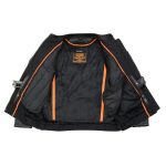 Milwaukee Leather SH8011 Women’s Black Leather Sporty Scooter Crossover Biker  Jacket - Image 5