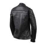 Milwaukee Leather SH8011 Women’s Black Leather Sporty Scooter Crossover Biker  Jacket - Image 7
