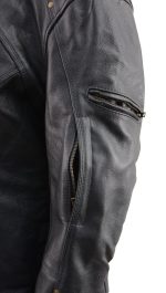 Milwaukee Leather ML8065 Women’s Long Premium Black Leather Jacket - Image 6