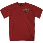 2022 Sturgis Motorcycle Rally SPB1008 Crazy Buffalo Men’s Cardinal T-Shirt