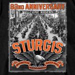 2022 Sturgis Motorcycle Rally SPB1021 Men’s Main Street Photo Black T-Shirt - Image 4