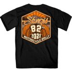 2022 Sturgis Motorcycle Rally SPB1029 Men’s 82nd Logo Black T-Shirt - Image 3