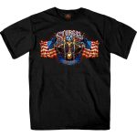 Hot Leathers SPB1067 Men’s Black 2023 Sturgis # 1 Design America T-Shirt - Image 2