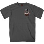 Hot Leathers SPB1073 Men’s Charcoal 2023 Sturgis Gambler Short Sleeve T-Shirt - Image 2
