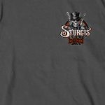 Hot Leathers SPB1073 Men’s Charcoal 2023 Sturgis Gambler Short Sleeve T-Shirt - Image 4