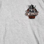 Hot Leathers SPB1075 Men’s Ash 2023 Sturgis Gambler Short Sleeve T-Shirt - Image 3