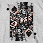 Hot Leathers SPB1075 Men’s Ash 2023 Sturgis Gambler Short Sleeve T-Shirt - Image 4