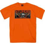 Hot Leathers SPB1083 Men’s Orange Sturgis 2023 Main Street T-Shirt - Image 4