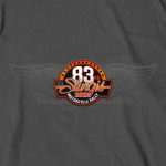 Hot Leathers SPB1091 Men’s Charcoal 2023 Sturgis Rally Logo Double Sided T-Shirt - Image 4