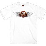 Hot Leathers SPB1093 Men’s White 2023 Sturgis Rally Logo Double Sided T-Shirt - Image 3