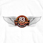 Hot Leathers SPB1093 Men’s White 2023 Sturgis Rally Logo Double Sided T-Shirt - Image 4