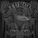 Hot Leathers SPB1099 Men’s Black 2023 Sturgis Upwing Jumbo Short Sleeve T-Shirt - Image 2