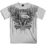 Hot Leathers SPB1101 Men’s Ash 2023 Sturgis Upwing Jumbo Short Sleeve T-Shirt - Image 3