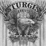 Hot Leathers SPB1101 Men’s Ash 2023 Sturgis Upwing Jumbo Short Sleeve T-Shirt - Image 2