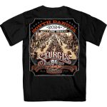2024 Sturgis Men’s Main Street Black Motorcycle Rally T-Shirt SPB1117 - Image 2