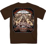 2024 Sturgis Men’s Main Street Brown Motorcycle Rally T-Shirt SPB1119 - Image 2