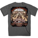 2024 Sturgis Men’s Main Street Heather Charcoal Motorcycle Rally T-Shirt SPB1120 - Image 2