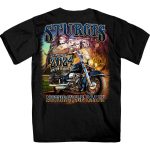 2024 Sturgis Men’s Rushmore Black Motorcycle Rally T-Shirt SPB1131 - Image 2