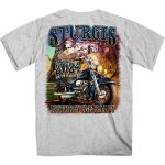 2024 Sturgis Men’s Rushmore Ash Motorcycle Rally T-Shirt SPB1134 - Image 2
