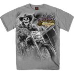 2025 Sturgis Motorcycle Rally #1 Ghost Rider Heather Grey Men’s T-Shirt