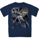 2025 Sturgis Motorcycle Rally #1 Ghost Rider Navy Men’s T-Shirt