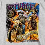 2025 Sturgis Motorcycle Rally #1 Ghost Rider Ash Men’s T-Shirt - Image 5