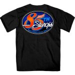 2025 Sturgis Motorcycle Rally Rally Logo Black Men’s T-Shirt - Image 2