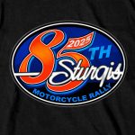 2025 Sturgis Motorcycle Rally Rally Logo Black Men’s T-Shirt - Image 5